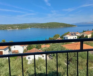 Detached home for sale with a sea view in Croatia