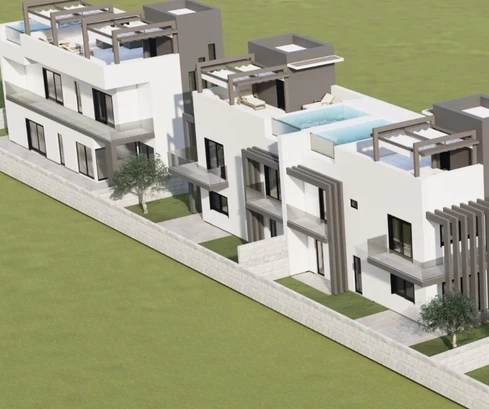 Privlaka, Sabunike, villa de luxe avec piscine sur le toit à 450 m de la mer