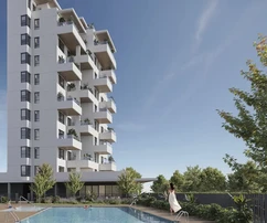 Appartement 3 pièces dans une construction neuve avec vue sur la lagune à Calpe