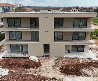 Истрия, Пореч, роскошная квартира на первом этаже с садом 400 м² и видом на море