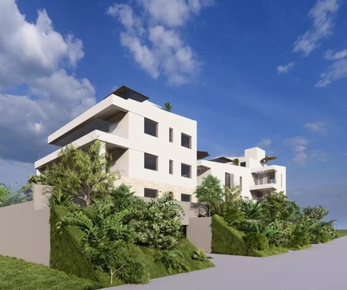 Zadar, Petrčane, luxurious three-bedroom penthouse with a beautiful sea view