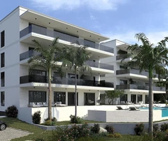 Primosten, penthouse quatre pièces avec terrasse sur le toit et piscine