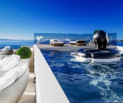 Attico con tre camere da letto in vendita con terrazza e garage in Croazia