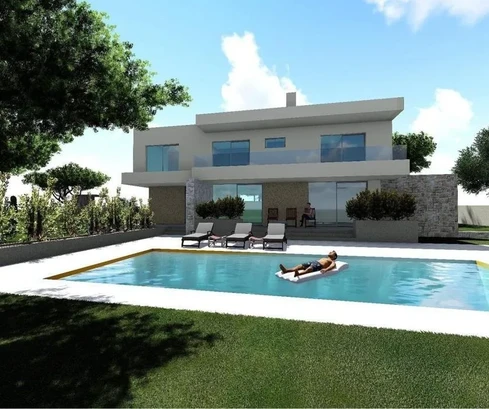 Moderna casa nuova con piscina, Istria, Svetvinčenat