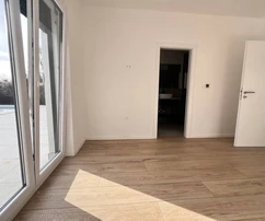 Modern single-story home with a pool for sale in Labin in Croatia