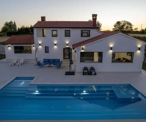 Istria, Buzet: Captivating villa with breathtaking views