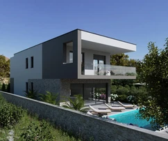 Murter - Új építésű villa, első sor a tengerhez