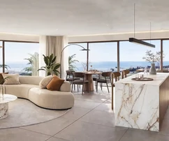 ID 330 / Modern apartmanok panorámás tengerre néző kilátással Fuengirolában