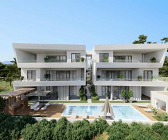 Modern apartments on Ugljan with a shared swimming pool and sauna – only 200 m from the sea