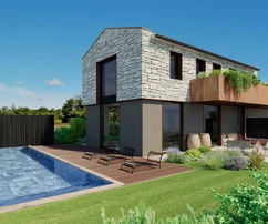 Modern otthon eladó Bale csendes környezetében Horvátországban