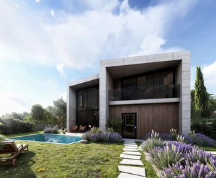 Istria, Umag: Działka budowlana z projektem willi