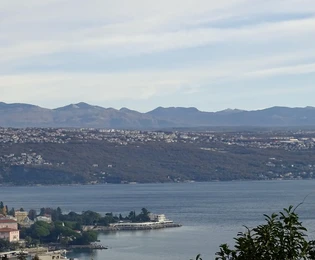 Apartment with a well for sale in Opatija, unfinished construction in Croatia