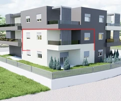 Vodice-Srima, apartamento de dos habitaciones S3, 71,54 m², 1er piso, obra nueva