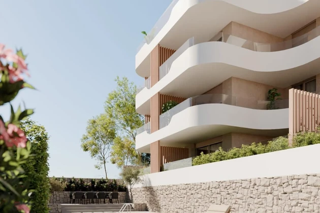 Primošten, moderne Wohnung im ersten Stock mit Balkon