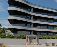 Dwupokojowe mieszkanie na sprzedaż w pobliżu plaży w Trogirze w Chorwacji