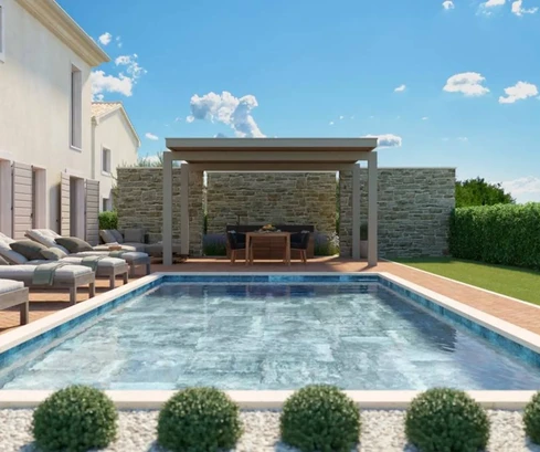 Luxury villas with pools for sale in Vižinada in Croatia