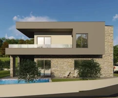 Nuova villa moderna con piscina, Istria, Marčana