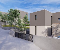 Luxury villas with sea view near Trogir