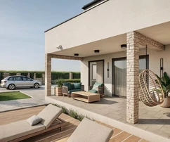 Zadar, Slivnica, krásná vila ve výstavbě s velkým potenciálem