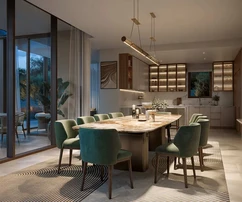 Villa construction project in Dubai with 4 bedrooms for sale