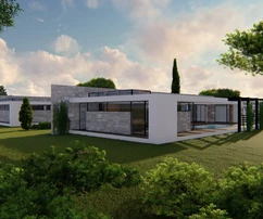 Csendes vodnjani részen medencés villa eladó Horvátországban