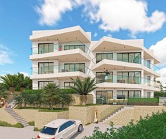 Appartamenti attico Ciovo con vista sul mare e piscina
