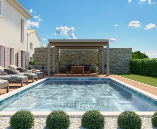 Ville di lusso con piscina in vendita a Visinada in Croazia