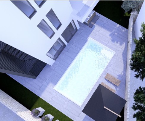 Appartement moderne à vendre à Punta Skala, à seulement une rangée de la mer en Croatie