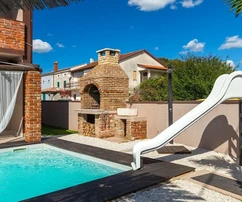 Przytulny dom z basenem, Istria, Barban