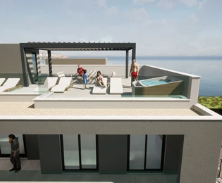 Appartamento Čiovo, Trogir, 190 m²