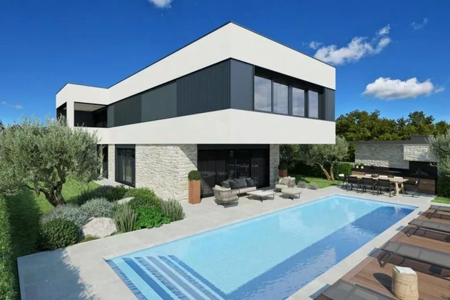 Luxury villa with pool and sea view, Istria, Poreč