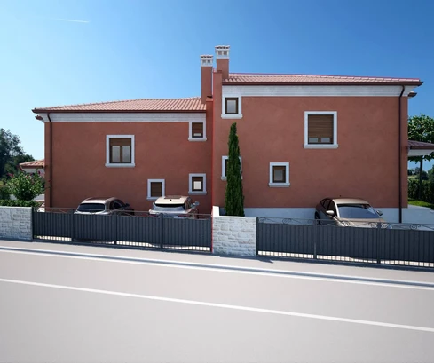 Moderne Doppelhaushälfte mit Pool in Buje zu verkaufen in Kroatien