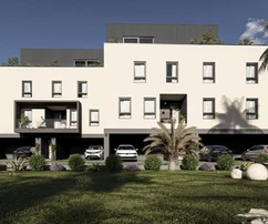 Hvar, Vrboska, appartamento trilocale in una nuova costruzione con una superficie utile netta di 104 m²