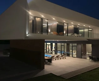 Gyönyörű modern villa medencével, Isztria, Pula, Ližnjan