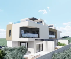 Srima, Vodice – 3 szobás lakás kerttel és tetőterasszal új építésű házban