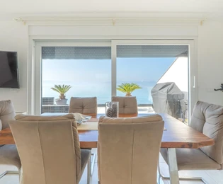 Zadar, Bibinje, appartamento con due camere da letto con una vista mare impressionante, in prima fila sul mare