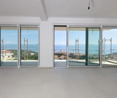 Île de Krk, Vrbnik, appartement moderne avec vue sur la mer, espace studio supplémentaire et jardin