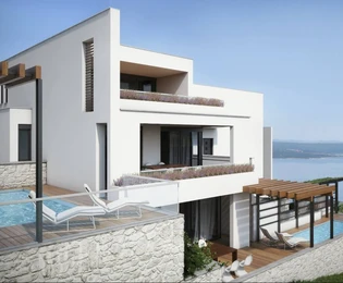 Appartamento con piscina in vendita a Crikvenica di nuova costruzione in Croazia