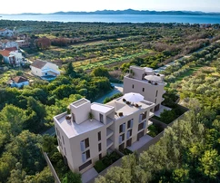 Zadar, Petrčane, lujoso apartamento de cuatro habitaciones con vistas al mar