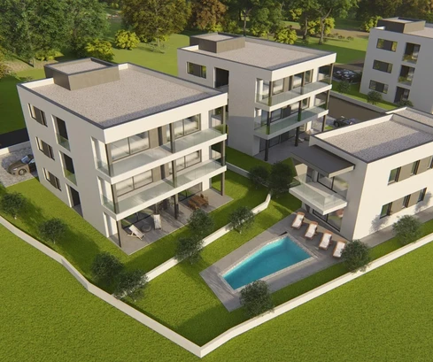 Istria, Medulin, luksusowy apartament z 4 sypialniami, parkingiem, windą