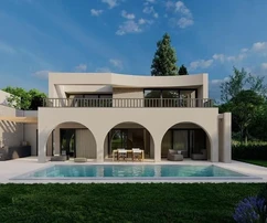 Привлекательный новый дом с бассейном, Истрия, Пореч