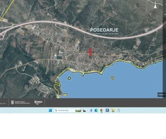 Building plot in Posedarje, 600 m from the sea with panoramic view