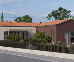 Maison moderne de plain-pied avec piscine à vendre à Višnjan en Croatie