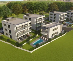 Istria, Medulin, luxury apartment with 4 bedrooms, parking, elevator, sea view