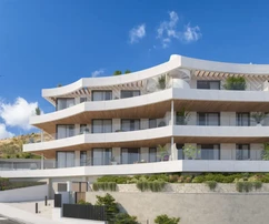 Moderne Apartments mit Panoramablick auf das Meer