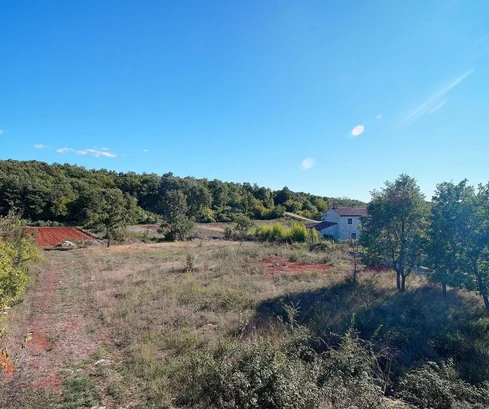 Istria, Kanfanar, Building land in a green surrounding