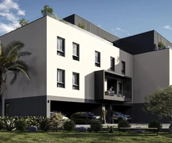 Hvar, Vrboska, three-bedroom apartment in a new building with a net usable area of 104 m²