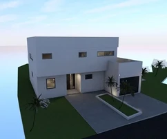 Villa im Zentrum der Insel Vir mit Pool