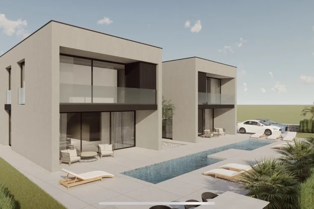 VILLA DI LUSSO IN COSTRUZIONE CON PISCINA, ISTRIA, POREČ