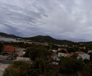 Marina, Poljica, stavební pozemek 1200 m2, 300 m od moře